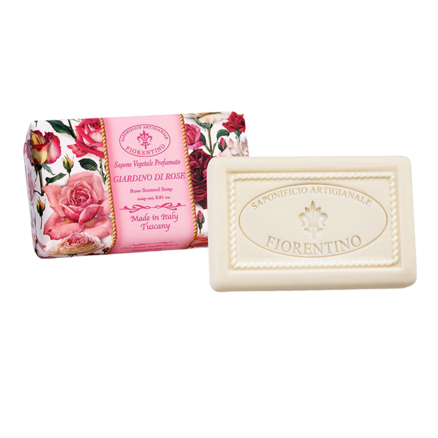 Saponificio Artigianale Fiorentino Garden Rose Soap - Gentil Scents