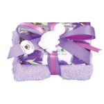 Bolgherello Passion Flower and Iris Soap and Hand Towel Set